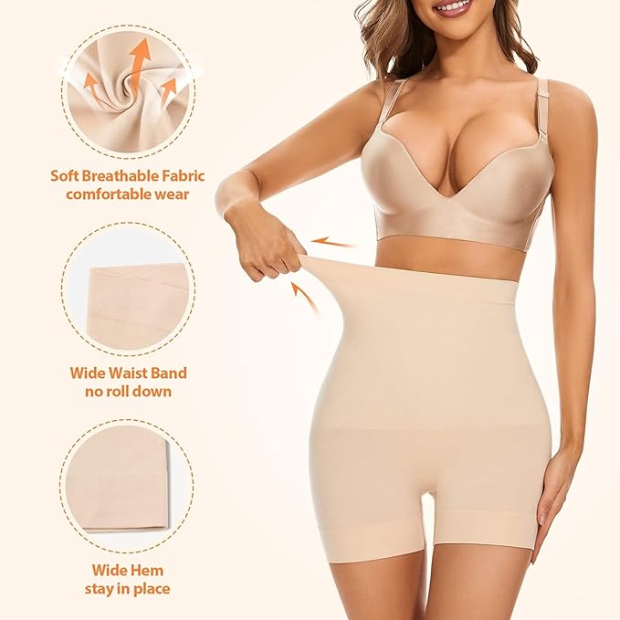 Women Tummy Control Shapewear High Waist Trainer Thigh Slimmer