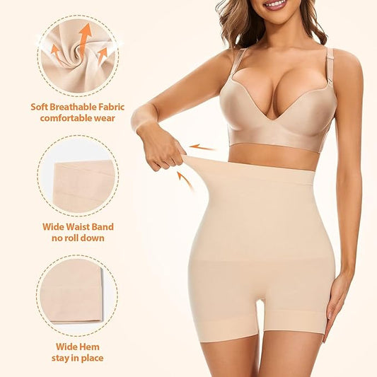 Women Tummy Control Shapewear High Waist Trainer Thigh Slimmer